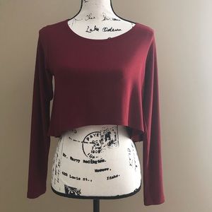 Sympli Red Crop Top